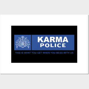 Karma Police - Met Police - Police Protest Posters and Art